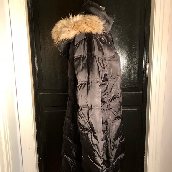 MARC NEW YORK Down Jacket Fur Trimmed Hood SMALL - Picture 3 of 5